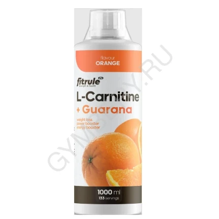 Фото для Fitrule L-Carnitine + Guarana concentrate 1000ml (Апельсин), шт., арт. 2608027