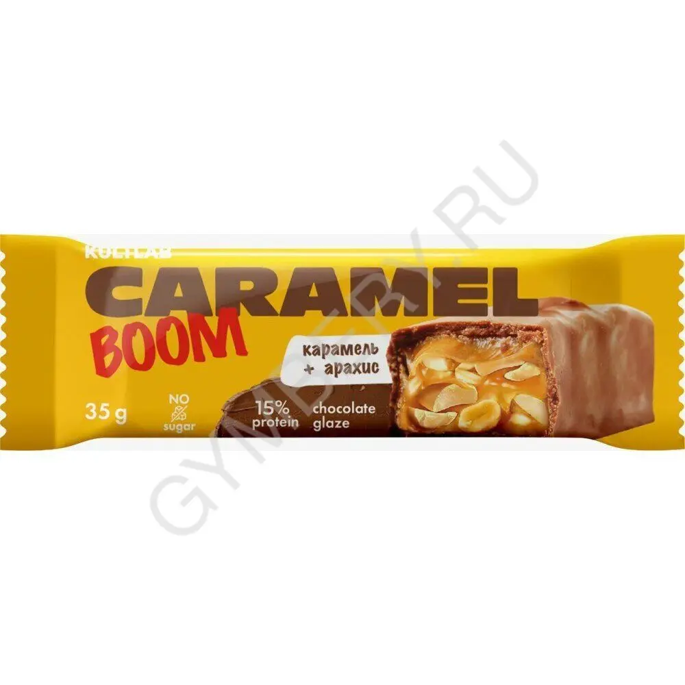 Kultlab Kult Bar Caramel Boom, 35 гр (Карамель и Арахис) шт, арт. 0105032
