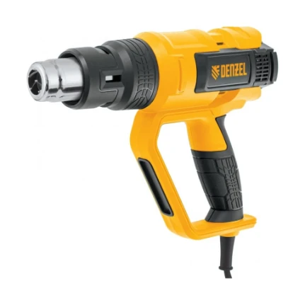 Фото для Фен 2000Вт, 2 режима, насадки, шнур 3м, (HG-2000E) - Denzel