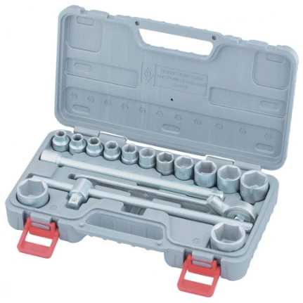 Фото для Набор инструмента "Низ" №2 16 предм. 1/2" (10-32) (6-гр) кейс