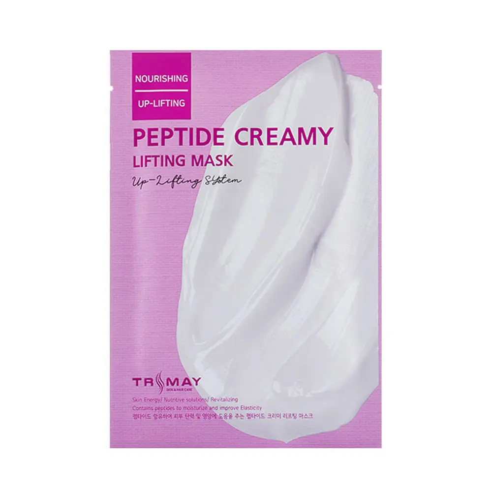Тканевая кремовая маска для лица TRIMAY Peptide Creamy Lifting Mask(35 мл)
