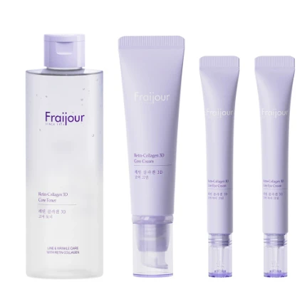 Фото для Fraijour Набор полноразмерных средств для лица с коллагеном и ретинолом Retin Collagen 3D Core Gift Set
