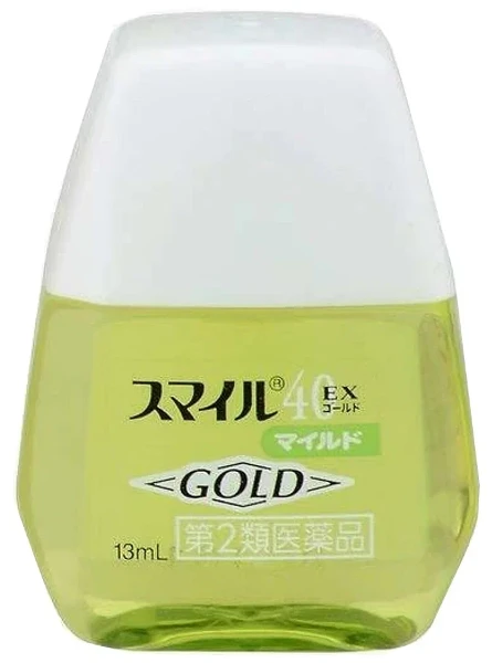 Фото для Японские витаминизированные капли для профилактики старения Lion Smile 40 EX Gold Mild,13ml