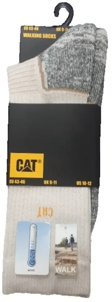 Термоноски CAT бежевый с серым 007 (43-46)