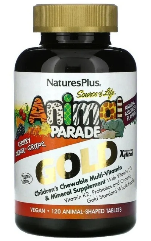 Мультивитамины NATURE'S Plus Animal Parad Gold 60жеват.табл.