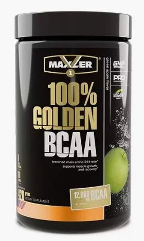 БЦАА MAXLER 100% Golden 420г. Зеленое яблоко