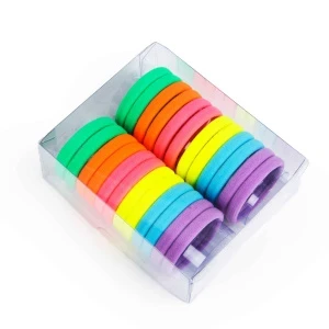 Фото для Резинки для волос неоновые разноцветные 24шт
