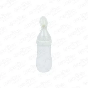 Бутылочка babyland с силиконовой ложкой 125мл с 6мес