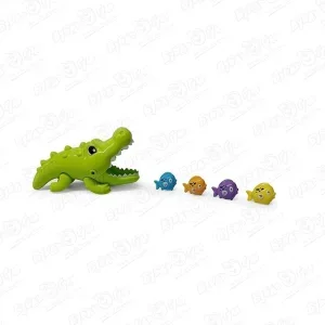 Фото для Игрушка для ванны УТИ ПУТИ Крокодил и рыбки