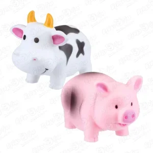 Фото для Набор игрушек для ванны Курносики свинья и корова