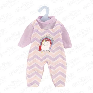 Фото для Одежда для пупса Комплект с комбинезоном в ассортименте