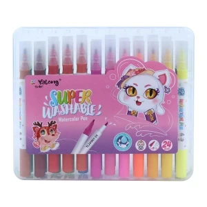 Фото для Фломастеры Yalong Милашка кошечка 24цв