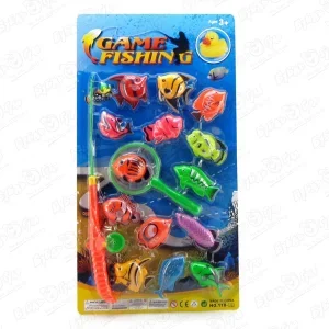 Рыбалка Lanson Toys Game Fishing с сачком 16предметов