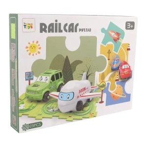 Фото для Игровой набор Lanson Toys Динозавры трек-пазл 25дет