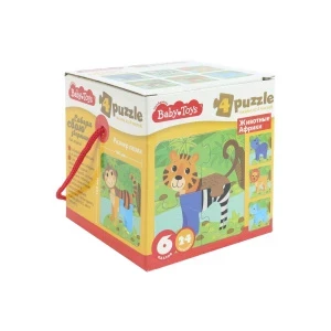 Фото для Пазлы Baby Toys макси Животные Aфрики 24эл