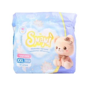 Фото для Трусики-подгузники Smami XXL 15кг 32шт