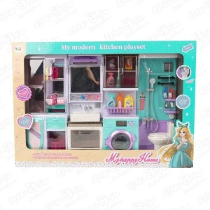 Фото для Набор игровой Lanson Toys Мебель для куклы Душ и туалет