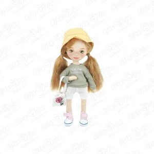 Кукла Санни Sweet sisters мягкая подвижная с рыжими волосами в зеленой толстовке