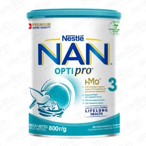 Фото для Молочко Nestle NAN OPTIPRO 3 800г с 12мес БЗМЖ