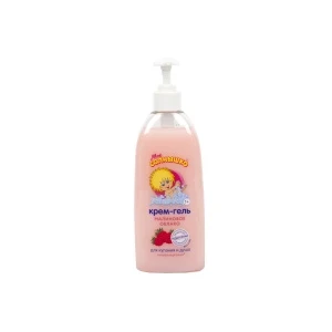 Фото для Крем-гель Моё СОЛНЫШКО для купания и душа малиновое облако 400мл с 1года