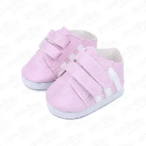 Обувь для кукол кроссовки розовые