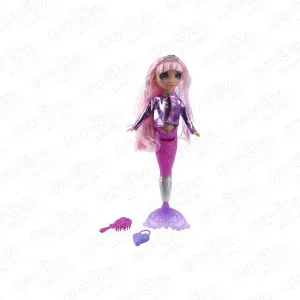 Фото для Кукла Likee Girl Сказочная Русалка с розовыми волосами и аксессуарами