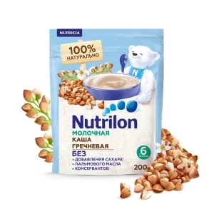 Фото для Каша Nutrilon молочная гречневая 200г с 6мес БЗМЖ