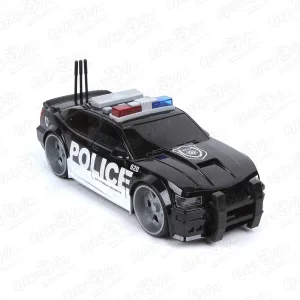 Фото для Машина Lanson Toys Police инерционная световые звуковые эффекты черная 1:16