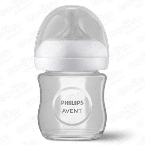 Фото для Бутылочка Philips Avent Natural Response стеклянная 125мл 1шт с 0мес