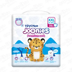 Подгузники-трусики Joonies Premium Soft XXL 15-20кг 28шт