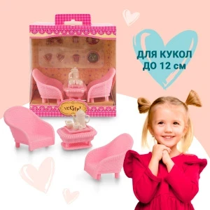 Фото для Мебель для куклы Lanson Toys Кухонный гарнитур 5см в ассортименте