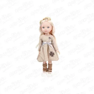 Кукла Little Milly блондинка в бежевом платье