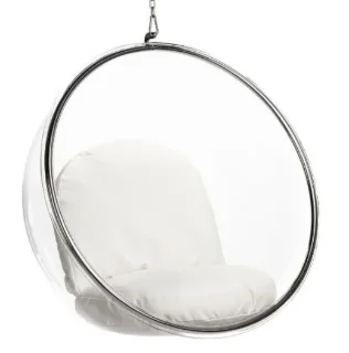 Легкое, прозрачное, подвесное кресло "Bubble Chair " Арт. 442
