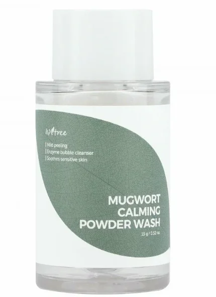 Фото для Isntree Mugwort Calming Powder Wash 15g/ Энзимная пудра с полынью