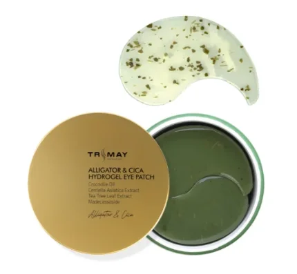 Trimay Alligator & CICA Hydrogel Eye Patch / Гидрогелевые патчи с маслом крокодила