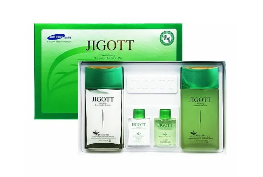 Jigott For Man Green Tea Skin Care Set / Набор мужской с экстрактом зеленого чая