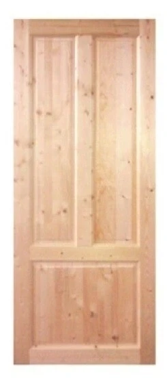 Фото для Дверь межкомнатная из массива сосны Глухая 60, 70, 80, 90*200см, филенчатая