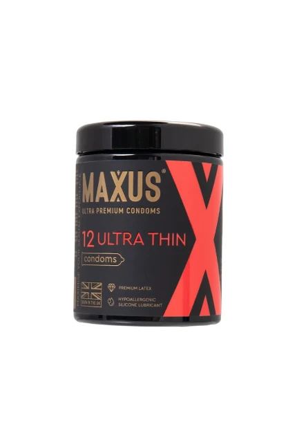 Фото для Презервативы Maxus Sensitive, ультратонкие, латекс, 12 шт