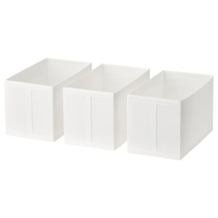Фото для СКУББ (31х55х33см)Набор коробок, белый. 31х55х33см / 3шт
