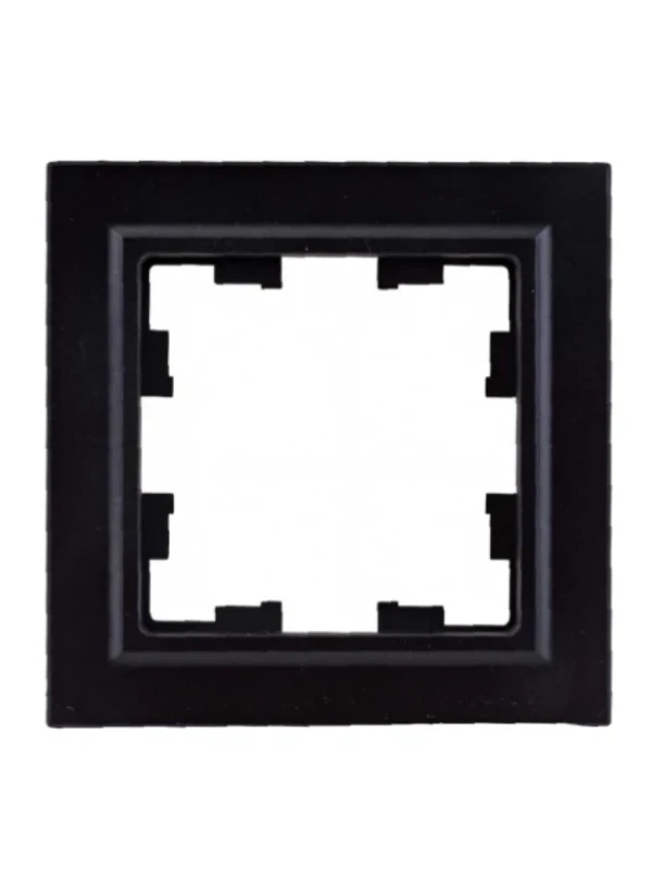 Рамка 1-м IP44 BRITE РУ-1-БрЧ-44 черн. IEK BR-M12-44-K02