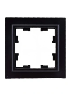 Рамка 1-м IP44 BRITE РУ-1-БрЧ-44 черн. IEK BR-M12-44-K02